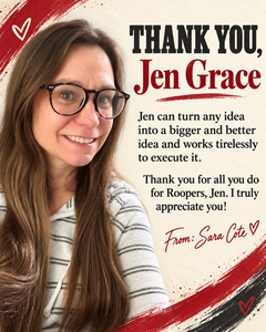 Small appreciation artwork for Jen Grace from Sara Cote.
