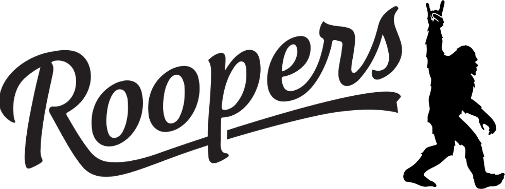 Original black Roopers and Squatch logo